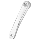 VOBOR Fahrrad Kurbel Kurbelarm, 170mm Universal Links Einkettiger...