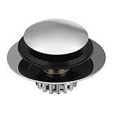 SOIMISS Pop up Badewannen Ablaufventil aus Vollkupfer mit Sieb Haarfänger...