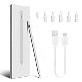 Stylus Stift für iPad (2018-2024), USB C Schnellladeleistung, Palm...