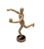Paintersisters® Gliederpuppe 20cm hoch magnetisch mit Ball, Mannequin,...