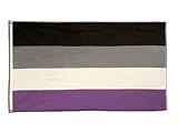 Flaggenfritze Fahne/Flagge Asexuell + gratis Sticker