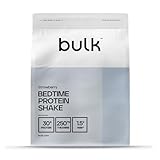 Bulk Bedtime Protein Shake, mizellares Kaseinproteinpulver, Erdbeere, 500...