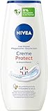 NIVEA Creme Protect & Dexpanthenol Pflegedusche (250 ml), Duschgel mit...