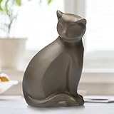 DiDiBirDi Keramik Urne für Katze,Haustier Einäscherung Box,Dekorative...