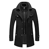 LCpddajlspig Zweiteiliger Wintermantel Herren, Peaky Blinders Mantel,...