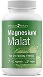 effective nature - Magnesiummalat hochdosiert - 375 mg - 150 Kapseln für 1...