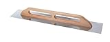 Aqbau® Glättkelle 680x130 mm, Schweizer Glättekelle, Aufziehplatte...