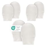 LaLoona Kratzfäustlinge/Kratzhandschuhe Set mit elastischem Bund - 3 Paar...