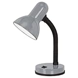 EGLO Tischlampe Basic 1, 1 flammige Tischleuchte, Schreibtischlampe aus...