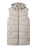 NAME IT Mädchen Nkfmonay Vest Pb Steppweste, Grau, 128