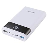 EXCEART Akkuladegerät Mit Slots Powerbank Für Wiederaufladbare Batterien...
