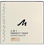 Manhattan 2 in 1 Perfect Teint Powder – Puder und Make-up in einem für...