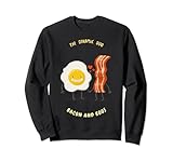 Lustige Speck und Eier Keto Fleischfresser Diät Sweatshirt