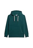 Superdry Herren Hoodie mit geprägter Grafik Ofen Grün XL