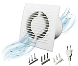 H&C VENT Ø 100mm Standard Bad Ventilator │ Badlüfter IPX4 15W 100m³/h...