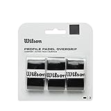 Wilson Unisex-Adult profil overgreb Griffband, Schwarz, 3 pack EU