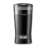 De'Longhi KG200 Elektrische Kaffeemühle mit Klinge, Edelstahl, Schwarz