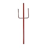 bauCompany24 Absperrleinenhalter Ø 14 x 1200 mm, geriffelt, Neptunhaken...