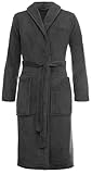 Brandsseller Damen & Herren Bademantel Coral Fleece Unisex leichter...