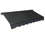 Jawoll Kassetten-Markise 3,5 x 2,5 m anthrazit (Profilfarbe: Anthrazit)...