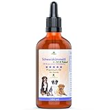 Mahu Natur 100 ml Schwarzkümmelöl Für Hunde + 10% Kokosöl - Ungefiltert...