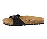 Lico BIOLINE ONCE Damen Pantoletten, Schwarz, 39 EU