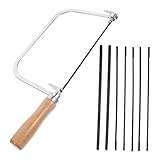 Laubsäge, 9 Stück Kappsägeblätter, feine Zahnsägen, Holzbearbeitung,...