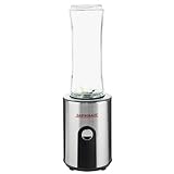 GASTROBACK #41033 Design Smoothie Maker Mix & Go, Silber/Schwarz