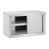 Royal Catering RCAT-90/40/50-C Edelstahl Hängeschrank 900 x 400 x 500 mm...