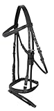 Kerbl Trensen-Zaum Standard Leder für Shetty, Schwarz