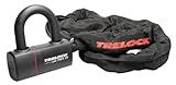 TRELOCK LC 680 Kettenschloss mit U-Lock – Länge 110 cm –...