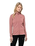 Jack Wolfskin Damen KOLBENBERG FZ W Fleece-Jacke, Blush Powder, XL