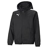 PUMA Unisex Kinder Teamliga All Weather JKT Jr Sweater, Puma Black-puma...