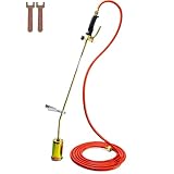 Gasbrenner 58 KW + Ständer + 5 Meter Schlauch + Adapter Dachbrenner...