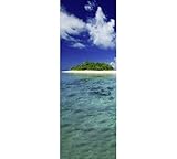 AP Panel Fotopanel Beige Blau Grün - Insel Südsee Strand und Meer...