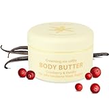 Jean & Len Body Butter Cranberry & Vanille, versorgt die Haut ausreichend...