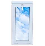 LORAC | Kunststofffenster weiß 565x1135mm 56,5x113,5cm kippbar,...