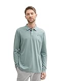 TOM TAILOR Herren 1043278 Longsleeve Basic Piqué Poloshirt, 27475-Grey...