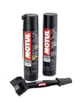 Reinigungs- und Schmer-Set für Ketten, Motul C4 400 ml + C1 400 ml +...