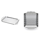 Weber Style 6435 Professional-Grade Grill Pan & 6481 Deluxe Gemüsekorb...