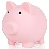 H&W Mini-Sparschwein für Jungen, Unzerbrechliche Spardosen Rosa,Niedliche...