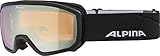 Alpina Unisex Skibrille, Schwarz, Einheitsgröße