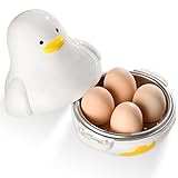 BNGXR Mikrowelle Eierkocher Mit 4 Eier Kapazität, Gekochte Eierkocher...