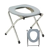 AIRM HEALTH Faltbare Campingtoilette Tragbarer Toilettensitz leichter...