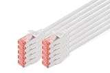 DIGITUS LAN Kabel Cat 6 - 0,5m - 10 Stück - RJ45 Netzwerkkabel - S-FTP...
