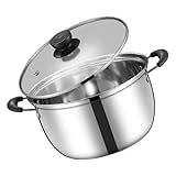 Toyvian Edelstahl Milchtopf mit Anti verbrennungsgriff Vielseitiger...