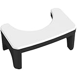 SECFOU Fester Toilettentritthocker aus Rutschfestem Material Kompakter...