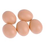 Cenlang Oeufs Mannequin Poule PCS Pondre Aide 5 Oeufs Faux Education (wie...