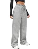 CMTOP Jogginghose Damen Winter Warme Gefütterte Sporthose Lang Baumwolle...