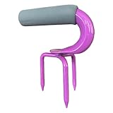 KASFDBMO Manueller Bodenkultivator Krallengerät Mit Spikes Ergonomischer...